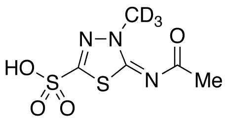 5-(Acetylimino)-4,5-dihydro-4-methyl-1,3,4-thiadiazole-2-sulfonic Acid-d3