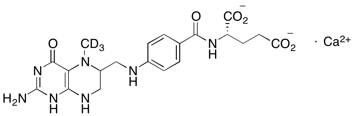 5-(Methyl-d3)tetrahydrofolic Acid Calcium Salt (Mixture of Diastereomers)