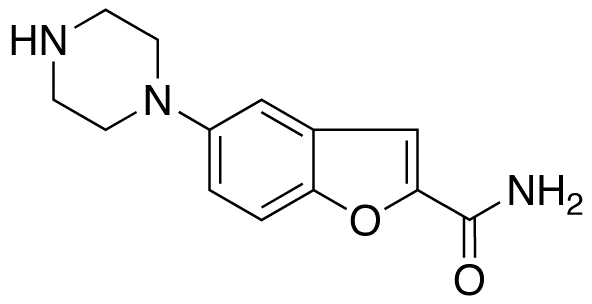 5-(Piperazin-1-yl)benzofuran-2-carboxamide