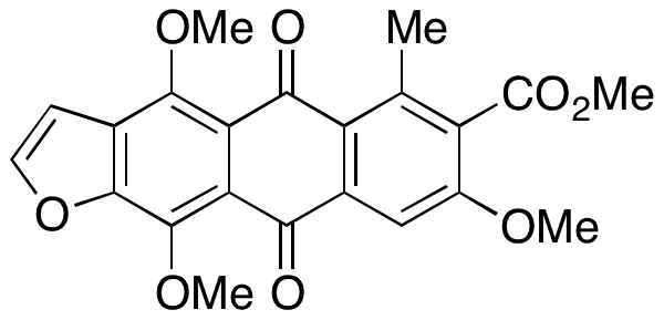 5,10-Dihydro-4,8,11-trimethoxy-6-methyl-5,10-dioxo-anthra[2,3-b]furan-7-carboxylic Acid Methyl Ester