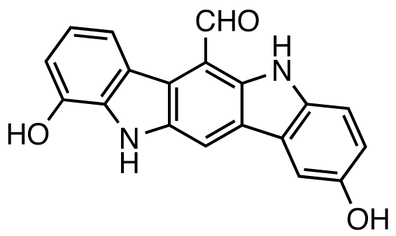 5,11-Dihydro-2,10-dihydroxyindolo[3,2-b]carbazole-6-carboxaldehyde