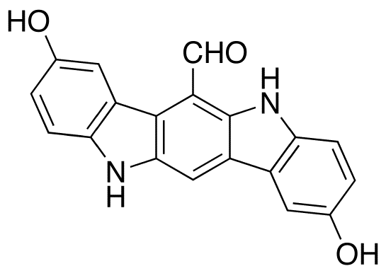 5,11-Dihydro-2,8-dihydroxyindolo[3,2-b]carbazole-6-carboxaldehyde