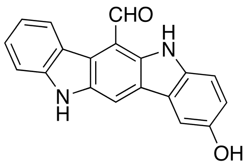 5,11-Dihydro-2-hydroxyindolo[3,2-b]carbazole-6-carboxaldehyde