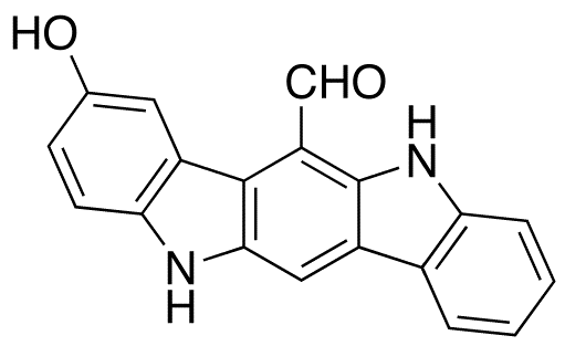 5,11-Dihydro-8-hydroxyindolo[3,2-b]carbazole-6-carboxaldehyde