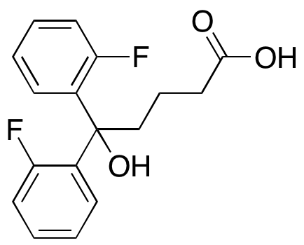 5,5-bis(2-Fluorophenyl)-5-hydroxyvaleric Acid