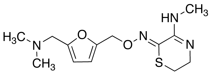 5,6-Dihydro-3-(methylamino)-2H-1,4-thiazin-2-one O-[[5-[(Dimethylamino)methyl]-2-furanyl]methyl]oxime