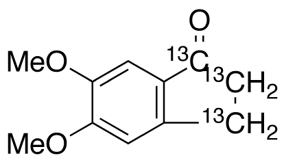 5,6-Dimethoxy-1-indanone-13C3