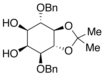 5,6-O-Isopropylidene-1,4-bis-O-(phenylmethyl)-DL-myo-Inositol