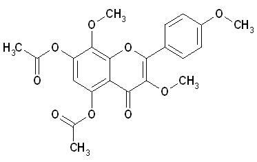 5,7-Diacetoxy-3,4’,8-trimethoxyflavone