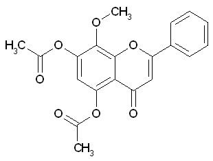 5,7-Diacetoxy-8-methoxyflavone