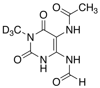 5-Acetylamino-6-formylamino-3-methyl-d3-uracil