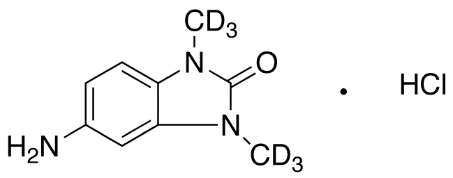 5-Amino-1,3-dimethyl-2-benzimidazolinone-d6 Hydrochloride