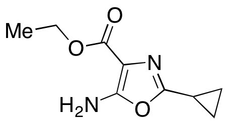 5-Amino-2-cyclopropyl-4-oxazolecarboxylic Acid  Ethyl Ester