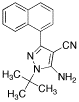 5-Amino-3-(1-naphthyl)-4-cyano-1-tert-butylpyrazole