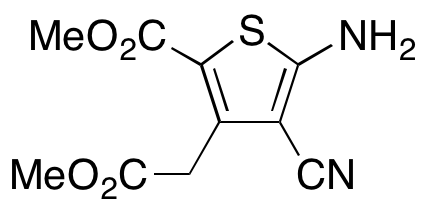 5-Amino-4-cyano-2-(methoxycarbonyl)-3-thiopheneacetic Acid Methyl Ester