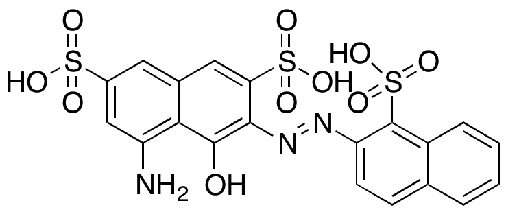 5-Amino-4-hydroxy-3-[(1-sulfo-2-naphthalenyl)azo]naphthalene-2,7-disulfonic Acid