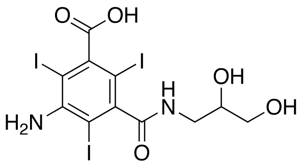 5-Amino-N-(2,3-dihydroxypropyl)-2,4,6-triiodoisophthalamide Acid