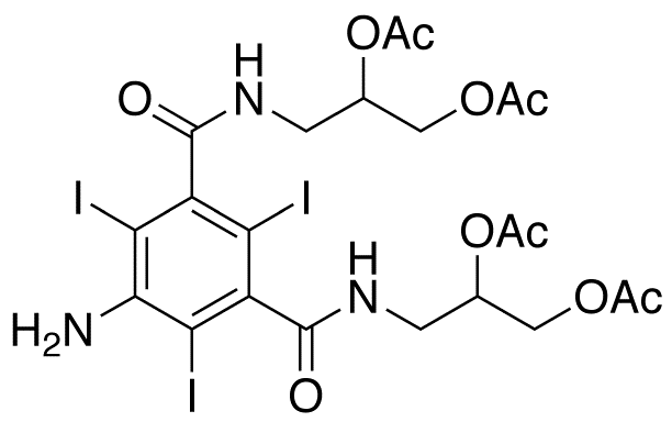 5-Amino-N,N’-bis(2,3-dihydroxypropyl)-2,4,6-triiodo-1,3-benzenedicarboxamide Tetraacetate