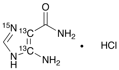 5-Aminoimidazole-4-carboxamide-13C2,15N Hydrochloride Salt