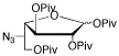 5-Azido-5-deoxy-1,2,3,6-tetra-O-pivaloyl-α,β-galactofuranoside