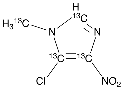 5-Chloro-1-methyl-4-nitroimidazole-13C4