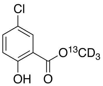 5-Chloro-2-hydroxy-benzoic Acid Methyl Ester-13C,d3