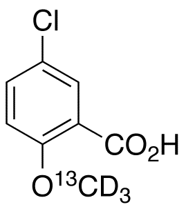 5-Chloro-2-methoxy-benzoic Acid-13C,d3