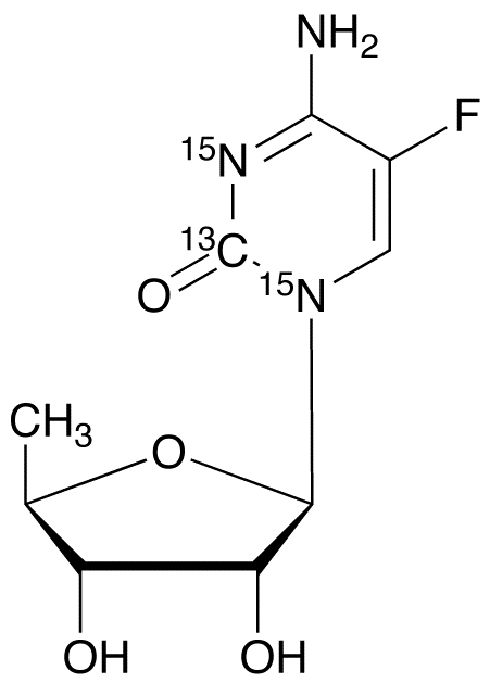 5’-Deoxy-5-fluorocytidine-13C,15N2