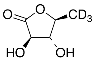 5-Deoxy-L-arabinonic Acid γ-Lactone-d3