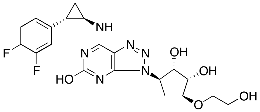 5-Desthiopropyl-5-hydroxy-ticagrelor