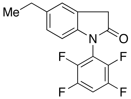 5-Ethyl-1,3-dihydro-1-(2,3,5,6-tetrafluorophenyl)-2H-indol-2-one