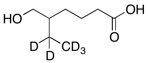 5-Ethyl-6-hydroxyhexanoic Acid-d5