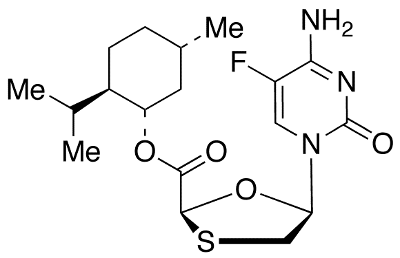 5-Fluoro ent-Lamivudine Acid D-Menthol Ester