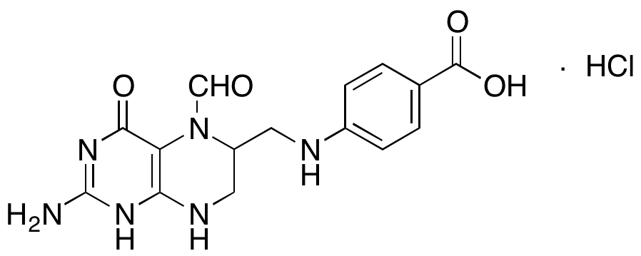 5-Formyl-5,6,7,8-tetrahydropteroic Acid Hydrochloride Salt