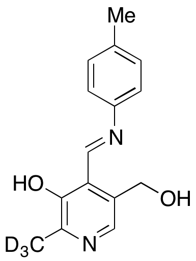 5-Hydroxy-6-methyl-4-[[(4-methylphenyl)imino]methyl]-3-pyridinemethanol-d3