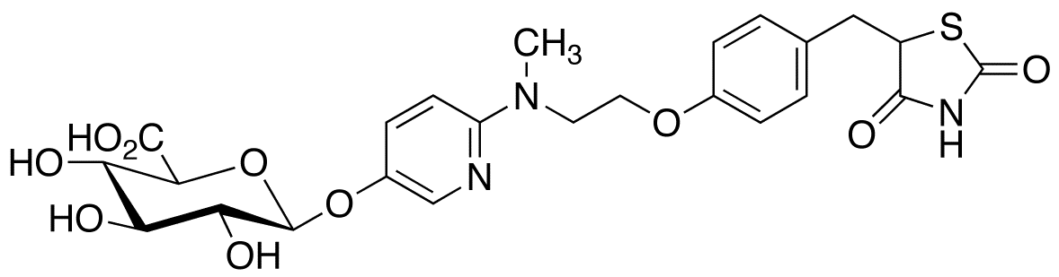 5-Hydroxy Rosiglitazone β-D-Glucuronide (mixture of diastereomers)