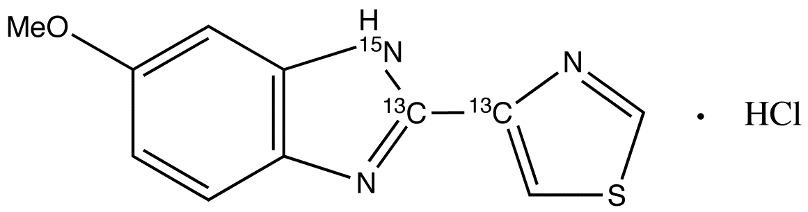 5-Hydroxy Thiabendazole-13C2,15N Methyl Ether Hydrochloride