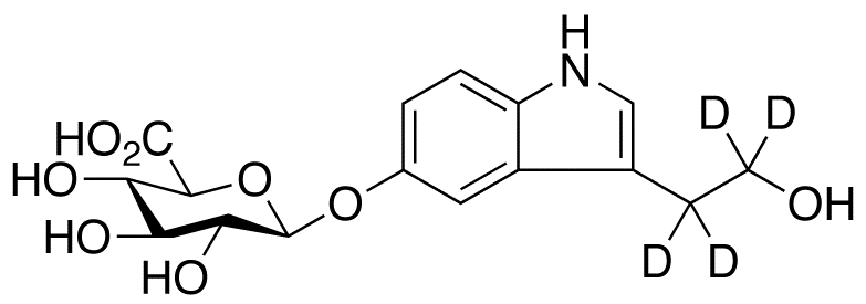 5-Hydroxy Tryptophol-d4 β-D-Glucuronide