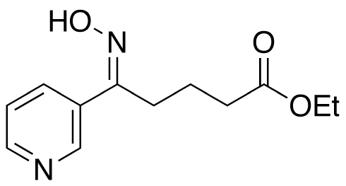 5-Hydroxyimino-5-(3-pyridyl)-pentanoic Acid Ethyl Ester