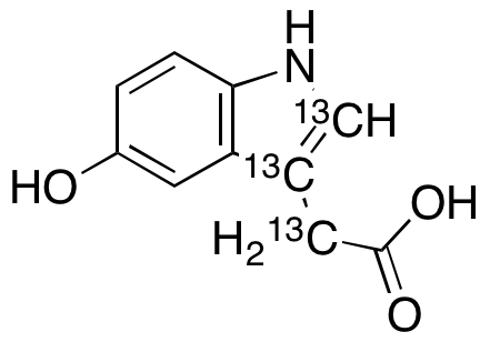 5-Hydroxyindole-3-acetic Acid-13C3