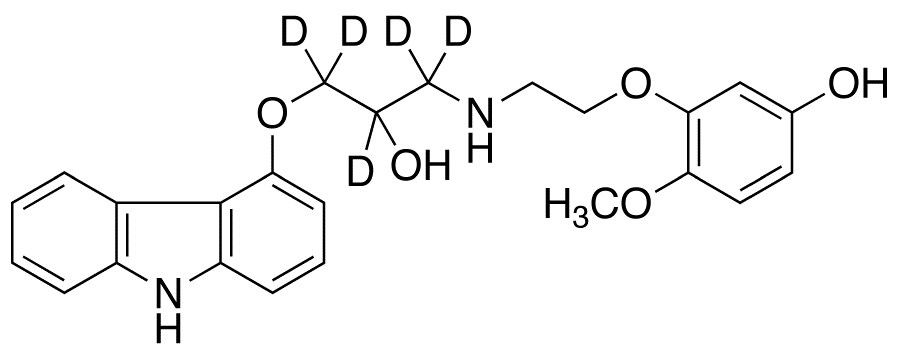 5’-Hydroxyphenyl Carvedilol-d5