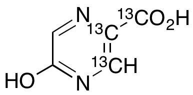 5-Hydroxypyrazine-2-carboxylic Acid-13C3