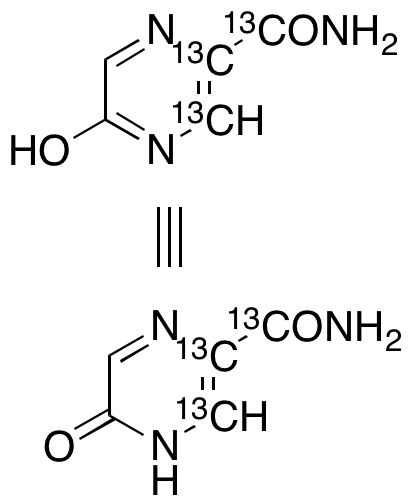 5-Hydroxypyrazinecarboxamide-13C3