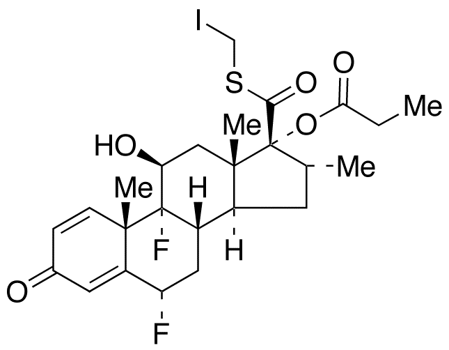 5-Iodomethyl 6α,9α-Difluoro-11β-hydroxy-16α-methyl-3-oxo-17α-(propionyloxy)-androsta-1,4-diene-17β-carbothioate