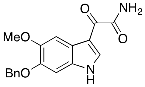 5-Methoxy-α-oxo-6-(phenylmethoxy)-1H-indole-3-acetamide