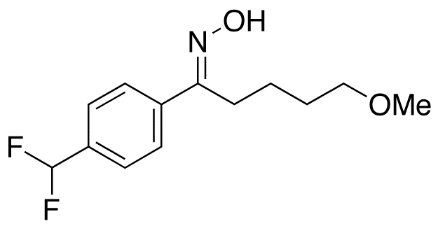 5-Methoxy-1-[4-(difluoromethyl)phenyl]-1-pentanone Oxime