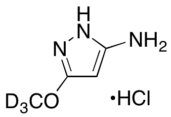 5-Methoxy-1H-pyrazol-3-amine Hydrochloride-d3