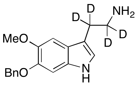 5-Methoxy-6-(phenylmethoxy)-1H-Indole-3-ethan-α,α,β,β-amine-d4