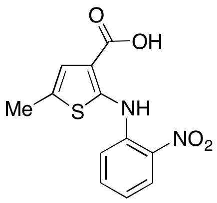 5-Methyl-2-[(2-nitrophenyl)amino]-3-thiophenecarboxylic Acid