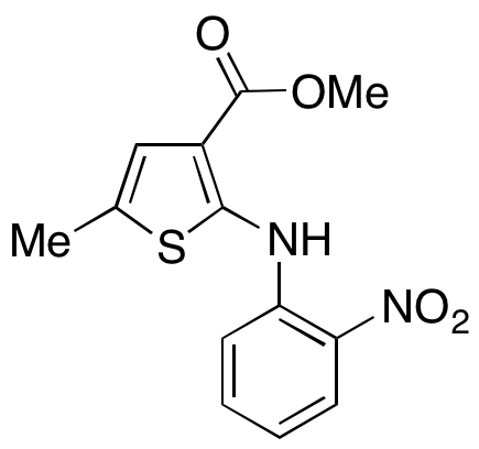 5-Methyl-2-[(2-nitrophenyl)amino]-3-thiophenecarboxylic Acid Methyl Ester